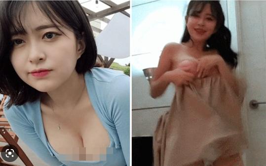 Clip Streamer Bang-gyu lộ vòng 1 căng tròn lúc livestream